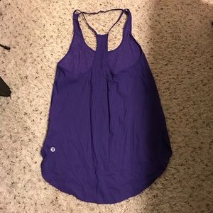 Purple lululemon tank top